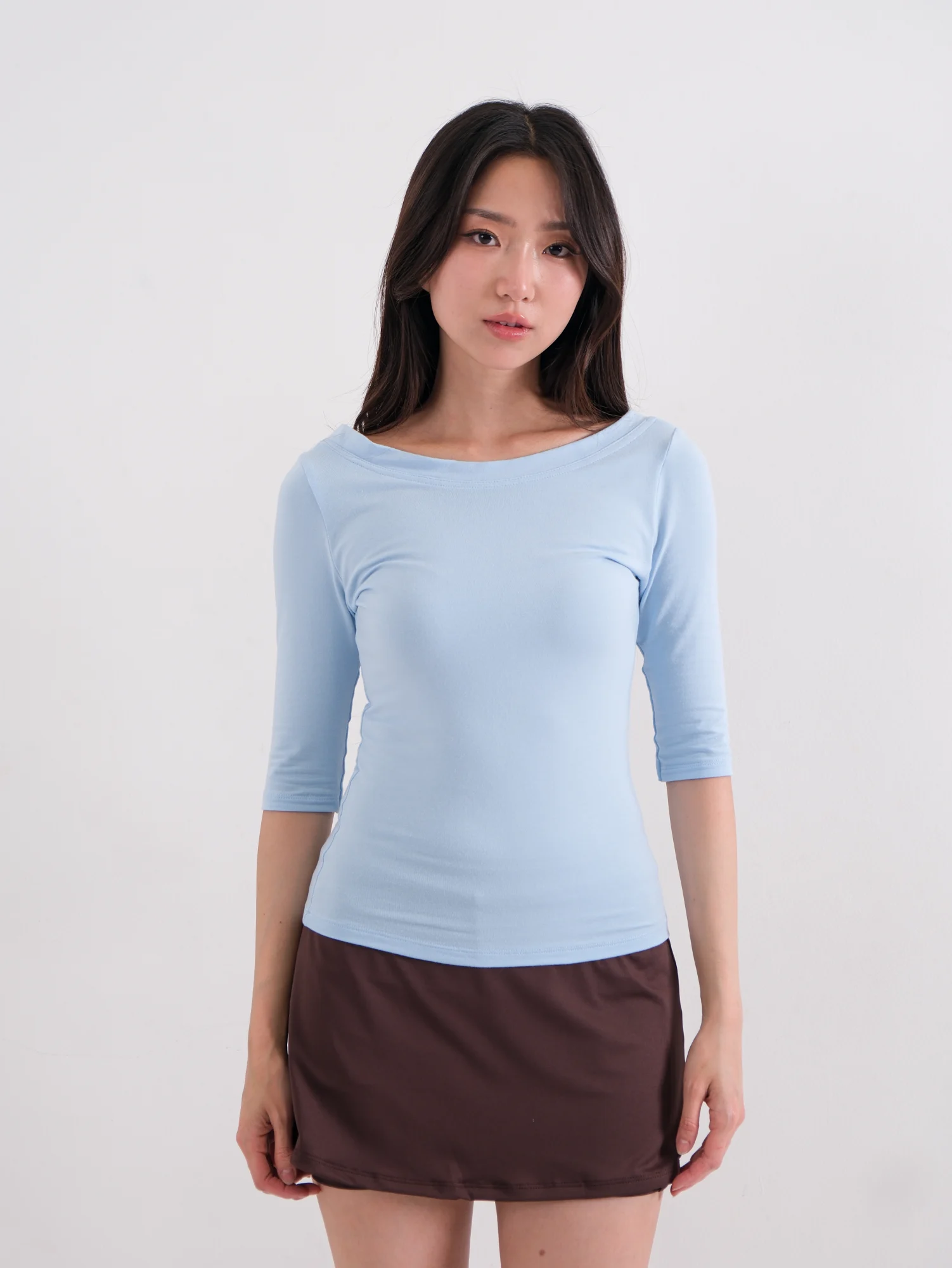 Sunday Top — Baby Blue